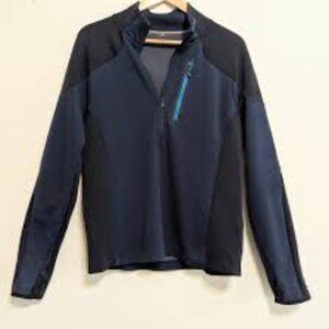 Smartwool Men's Half Zip Pullover Navy Medium